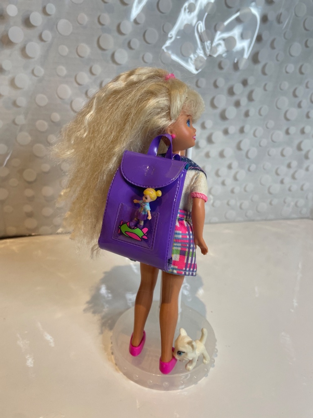Vintage 1994 🎒🛝Stacie Polly Pocket doll - Picture 12 of 16